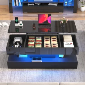 High Glossy LED Coffee Tables