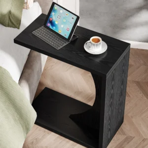 Tribesigns C-Shaped End Tabl