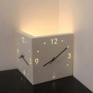 Corner Modern Wall Clock
