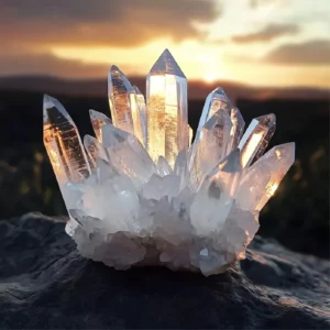 Spiritual Clear Quartz Crystal Cluster